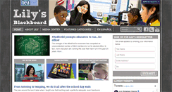 Desktop Screenshot of lilysblackboard.org